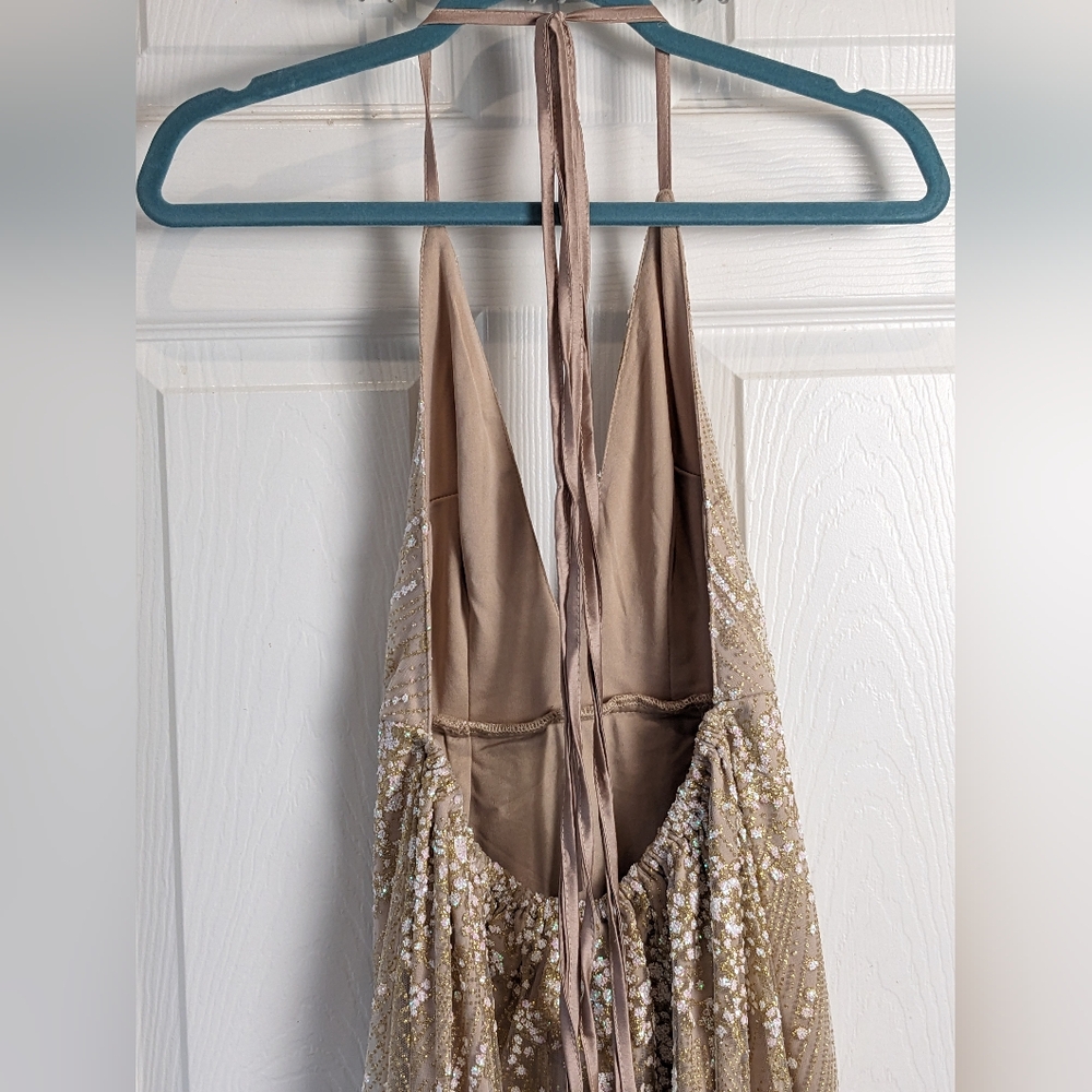 Morning Mist New York Nights Maxi Dress in Gold - Picture 10 of 14